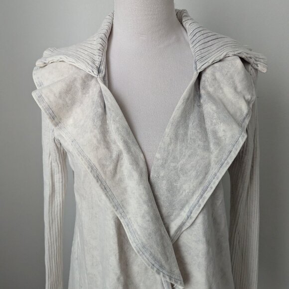 Testimony Los Angeles French Terry Open Cardigan, Medium - Picture 2 of 4